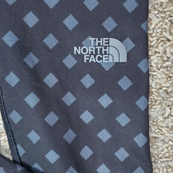 The North Face Black & Gray Diamond Pattern Flash Dry Leggings - Picture 4 of 5